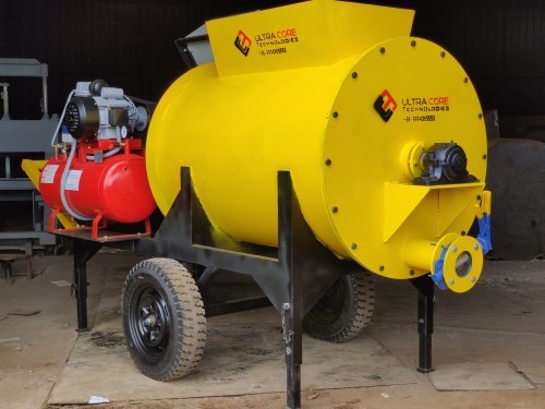 Clc Block Making Machine - Steel, 2.5m X 1.5m X 1.8m Size | Diesel Engine, 1000 Liters Capacity, 15 Hp Power, 220v Voltage
