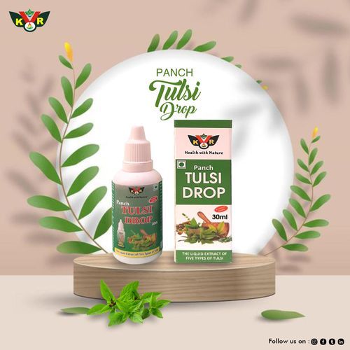 30ml Premium Quality Panch Tulsi Drop Age Group: Suitable For All