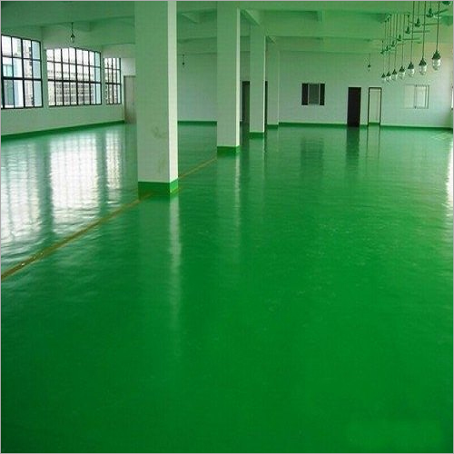 Plain Epoxy Flooring Service - Industrial Grade, 1mm Thickness, Glossy Finish | Water Resistant, Customized Coverage for Food, Pharma & Industrial Use