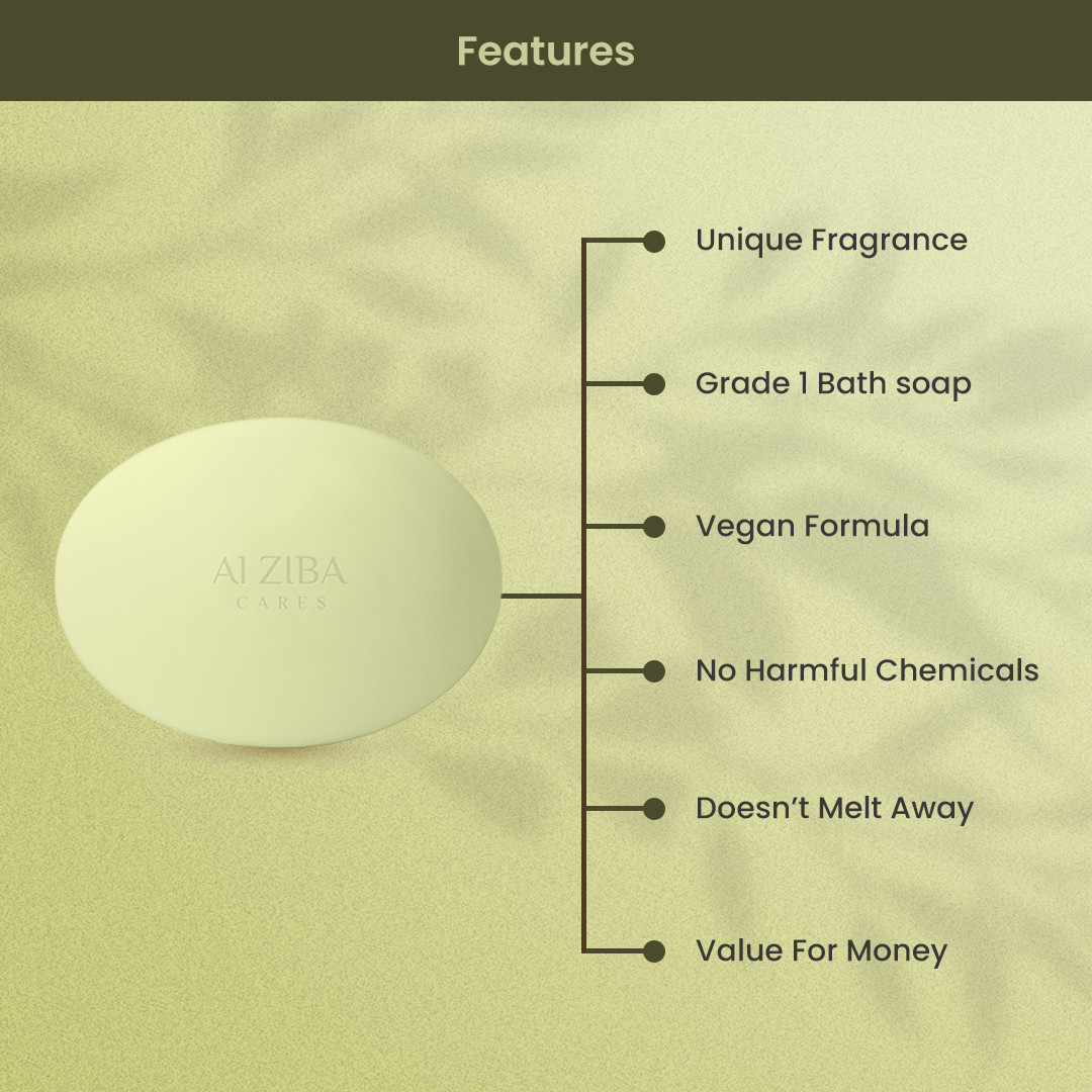 Coconut Oil Deep Moisturize Soap - 100gm | Herbal Ingredients, Light Green Color, Suitable For All Skin Types, Smooth Texture