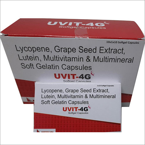 Lycopene Grape Seed Extract Lutein Multivitamin And Multimineral Soft Gelatin Capsules Recommended For: As Per Doctor Recommendation