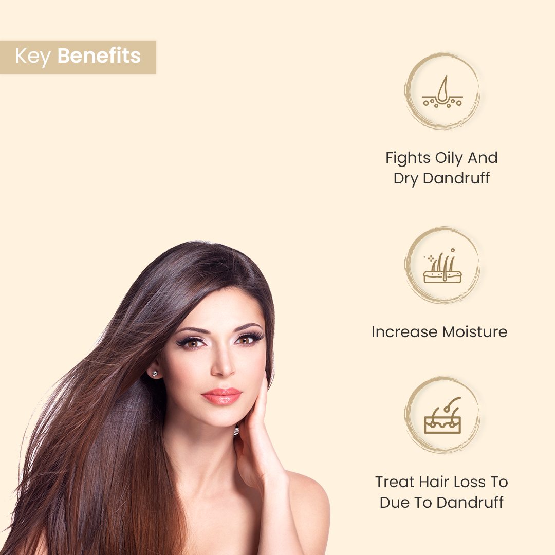 White Soothing Scalp Therapy Shampoo With Tea Tree Oil & Salicylic Acid - 200ml