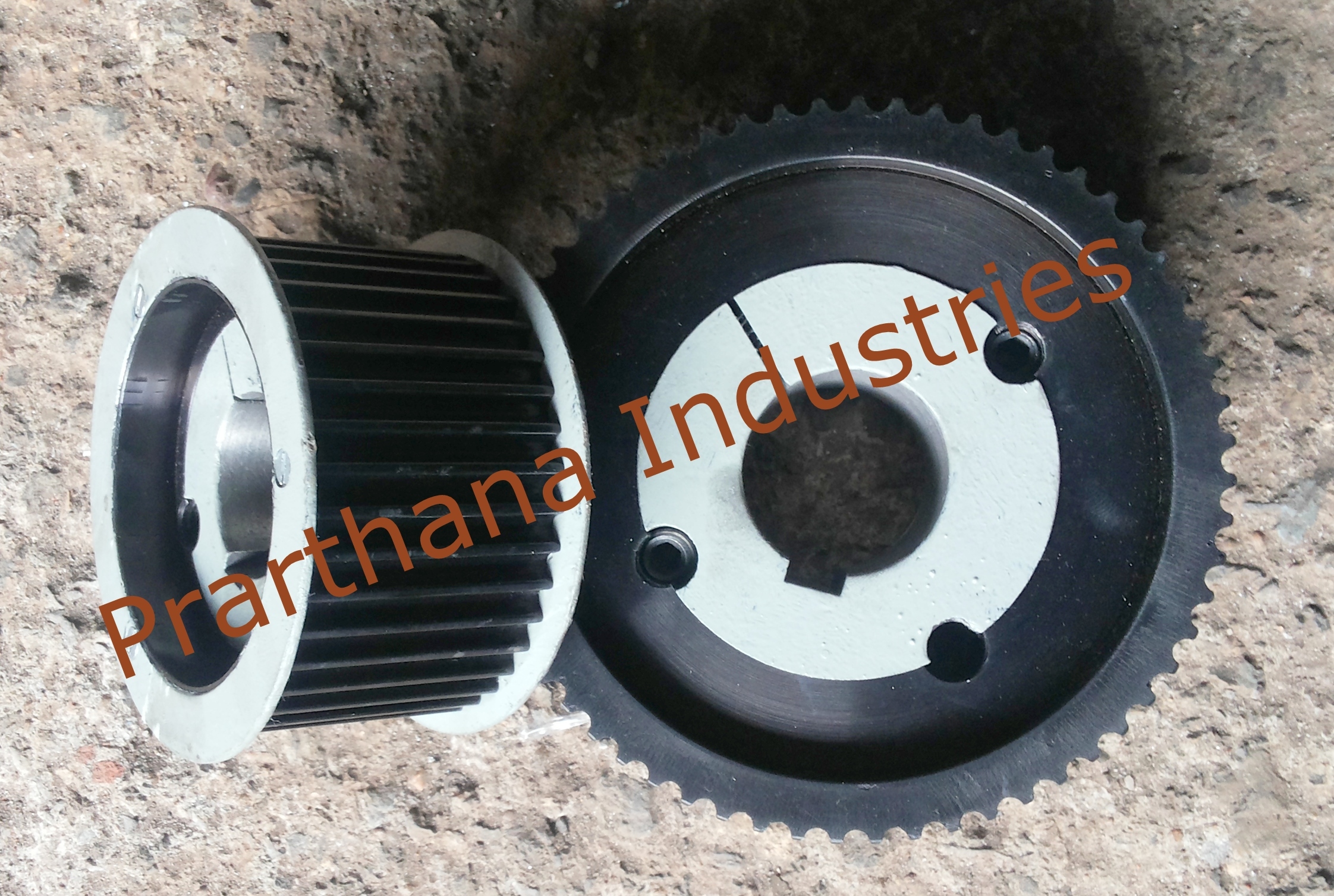Taper Lock Timing Pulley - Aluminum, Mild Steel, Cast Iron Material, Diameter 75mm To 900mm, Profile 2mm To 20mm, Taper Lock Bush 1008 To 6050, Customizable As Per Drawing Or Sample