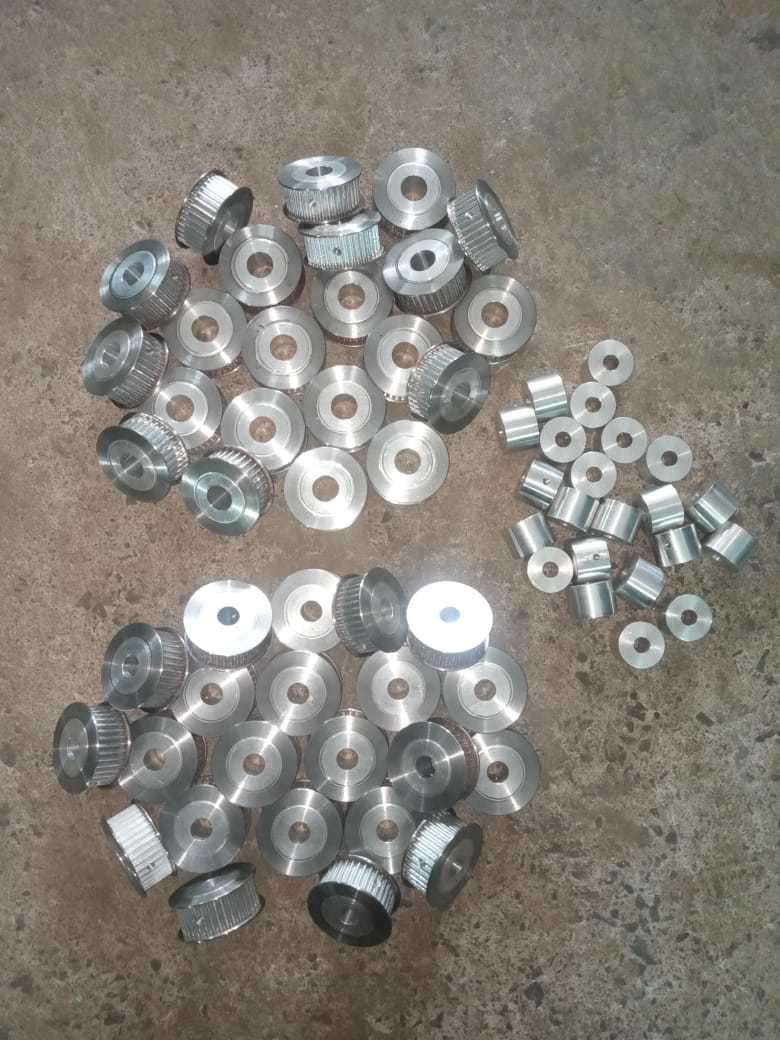 Aluminium Timing Pulley - Bore Diameter: 8 Millimeter (Mm)