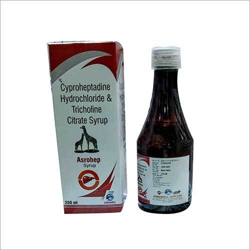 Cyproheptadine Hydrochloride And Tricholine Citrate Syrup General Medicines