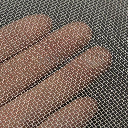 Wire Mesh Cloth - Aluminum Wire, Rectangle Hole Design, White Color | Plain Mesh Style, Mill Finish Surface Treatment