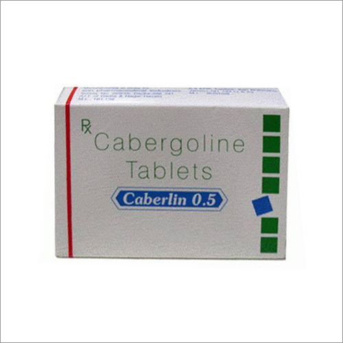Cabergoline Tablets - 0.5 mg Dose , Prolactin Inhibitor for Hormonal Balance in Men and Women, Suitable for Adults, 1000 Boxes