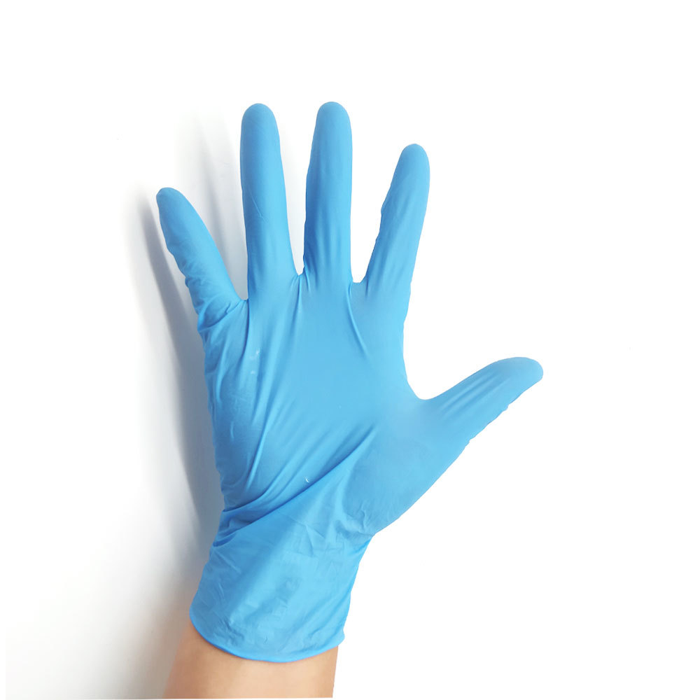 Blue Nitrile And Vinyl Gloves