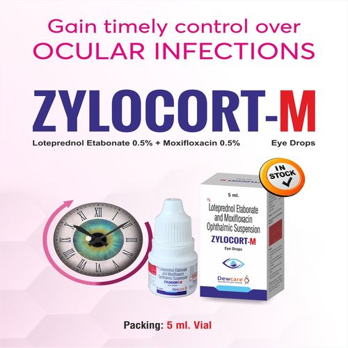 Loteprednol 05.% + Moxifloxacin 0.5 %