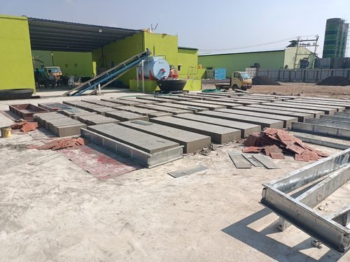Concrete Hollow & Solid Block Making Machine - Steel Material, 1.5m X 1m X 1.2m Dimensions, 1000 Kg Weight | 15 Hp Engine Power, 1000 Liters Capacity, 25 Rpm Mixing Speed, 415v Voltage