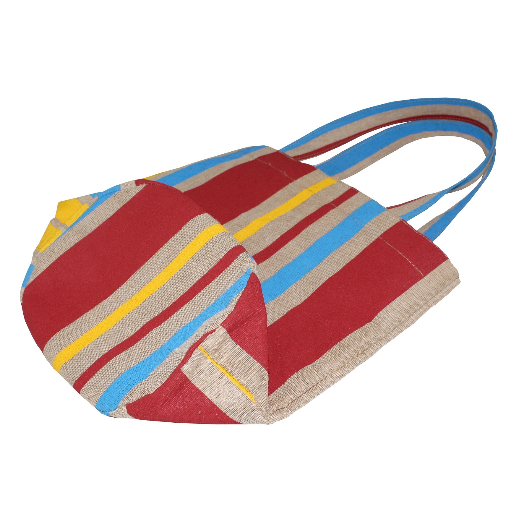 Pp Laminated Juco Fabric Tote Bag With Juco Handle Capacity: 5 Kgs Kg/day