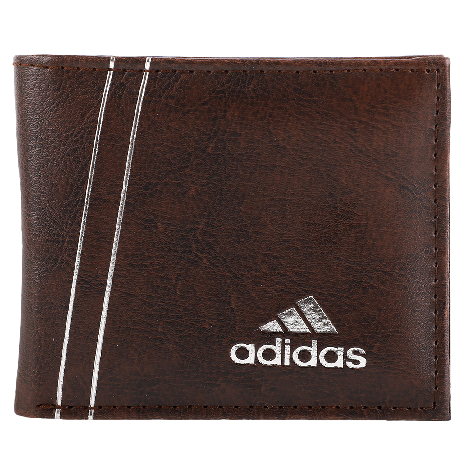 Mens Wallet - Leatherette Material, Folded Design - Elegant Black Color