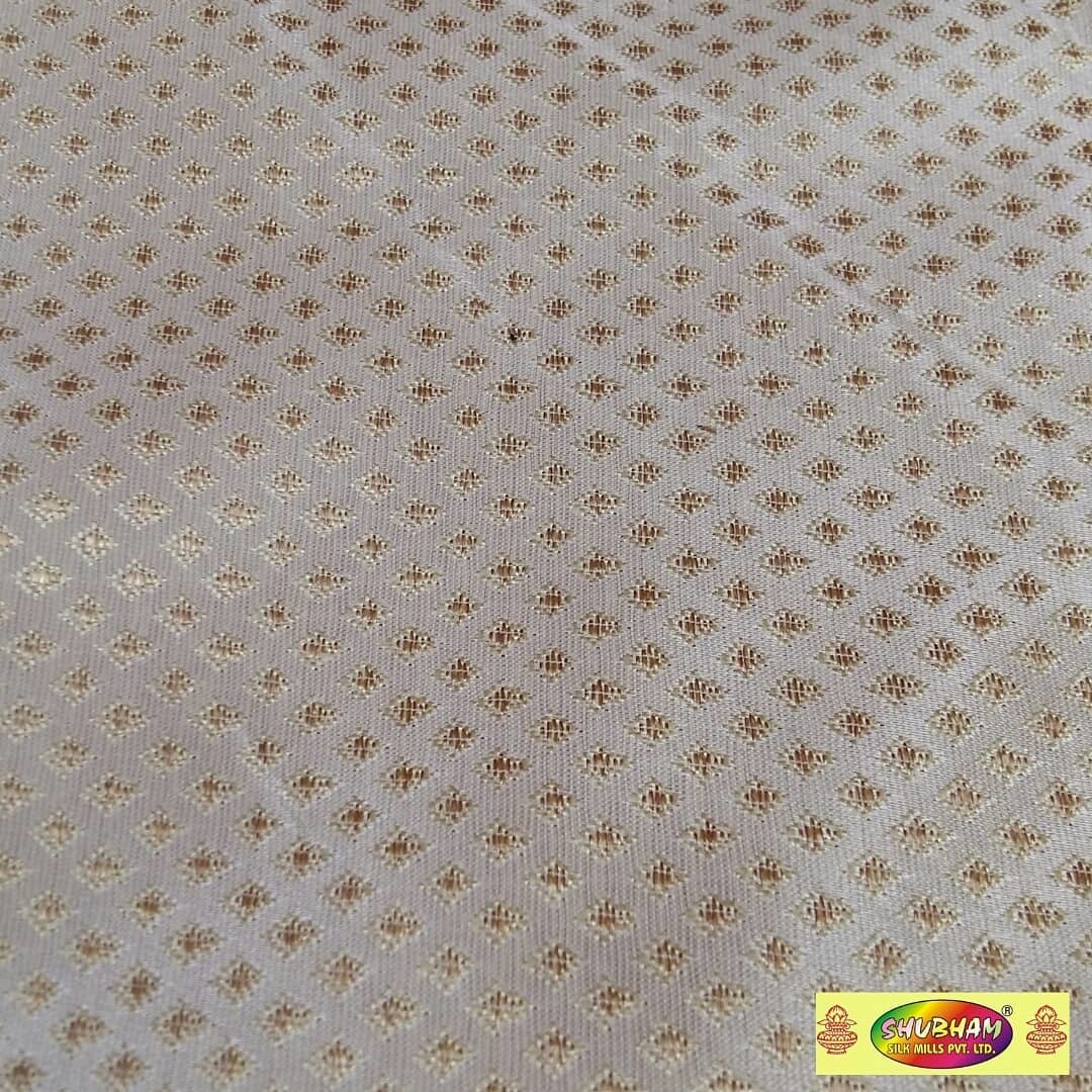 Sherwani 58 Brocade Fabric - 100 Cm Length 58 Inch Width | Washable Jacquard Material In All Light Colors For Wedding Wear