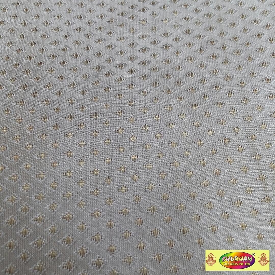 Sherwani 58 Brocade Fabric - 100 Cm Length 58 Inch Width | Washable Jacquard Material In All Light Colors For Wedding Wear