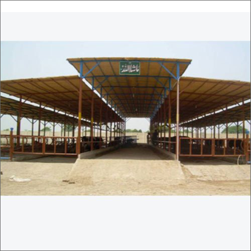 माइल्ड स्टील डेयरी फार्म शेड