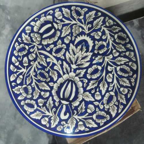 सिरेमिक हैंड पेंट डिनर प्लेट्स