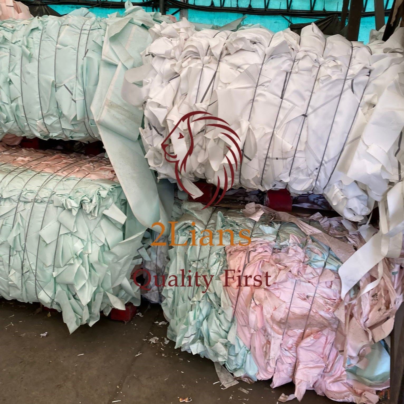 Pa66 And Pet Airbag Mix In Bales Plastic Scrap Usage: For Recycling