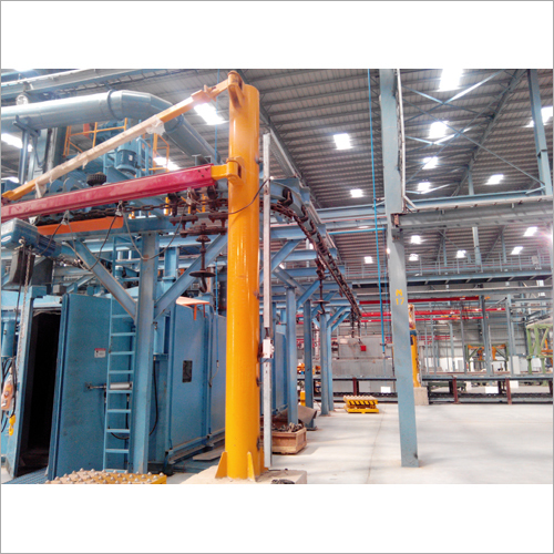 आई बीम कन्वेयर पाउडर कोटिंग प्लांट इंडस्ट्रियल