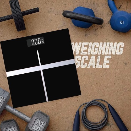 LCD DISPLAY BATHROOM GLASS WEIGHT SCALE