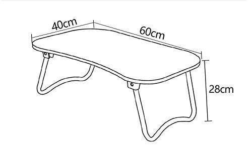 Blue Foldable Laptop Table