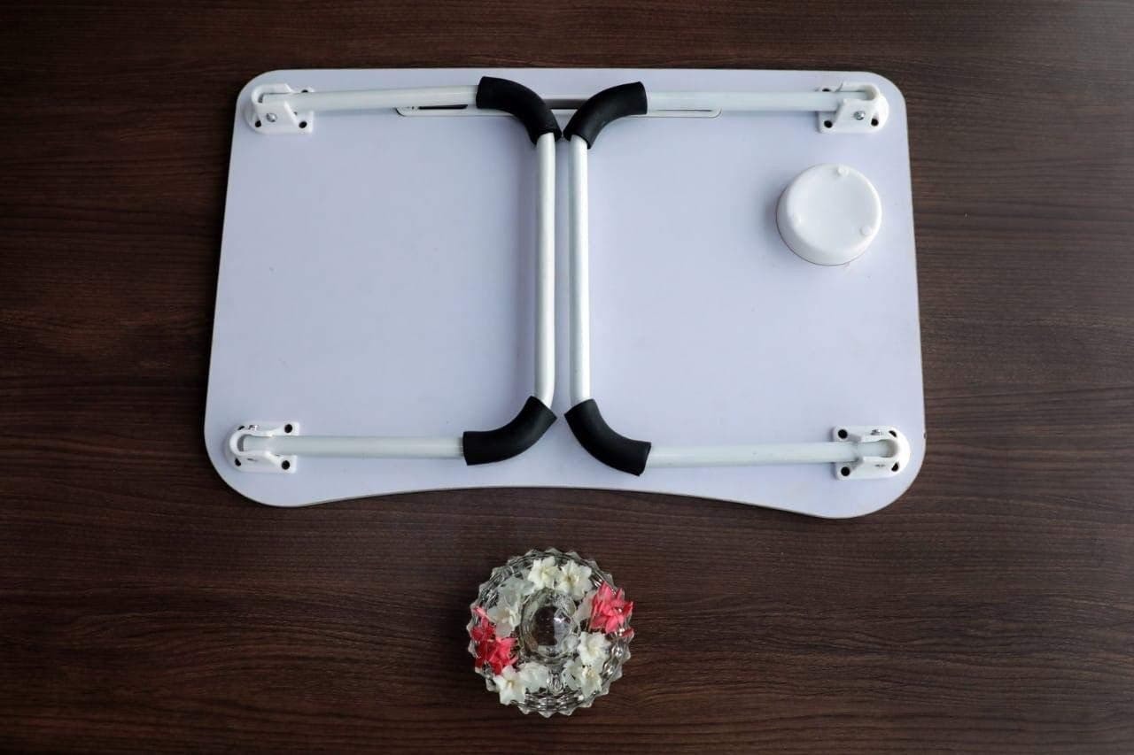 Blue Foldable Laptop Table