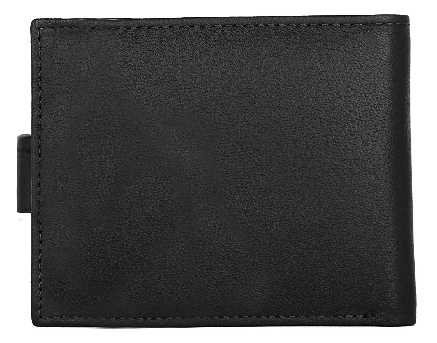Black Rfid Protected Genuine High Quality Leather Wallet For Men