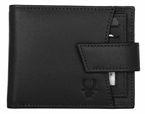 Black Rfid Protected Genuine High Quality Leather Wallet For Men