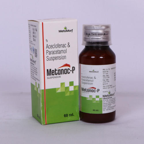 Aceclofenac & Paracetamol Suspension Drug Solutions