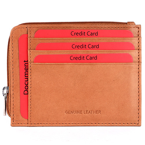 Rfid Card Holder - Color: Brown