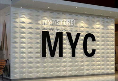 3Dwp1022 3D वॉल पैनल का साइज़: 8 X 4 फ़ीट