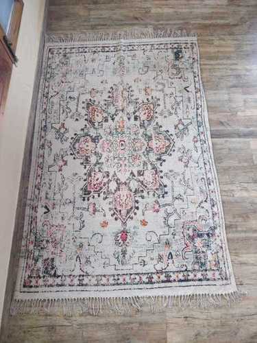 मल्टी कॉटन प्रिंटेड रूम रग