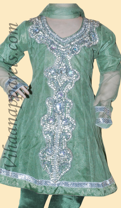 डिज़ाइनर बच्चों का सलवार कमीज़