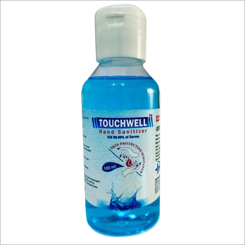 Alcohol Based 100 mL Hand Sanitizer - Ethanol Liquid, Orange Fragrance, External Use, Single Use, Anti-Bacterial, 24 Months Shelf Life