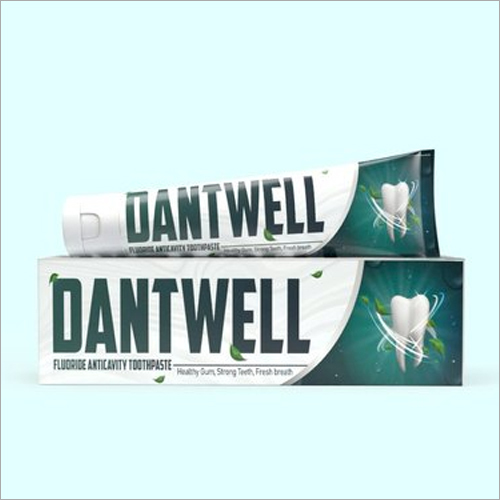 Herbal Toothpaste - 200 Grams, Green Color, Cool Mint Flavor | No Harsh Effects, Stimulates Gums, Organic Ingredients