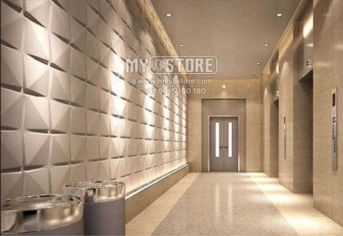 3Dwp1024 3D वॉल पैनल का आकार: 8 X 4 फीट