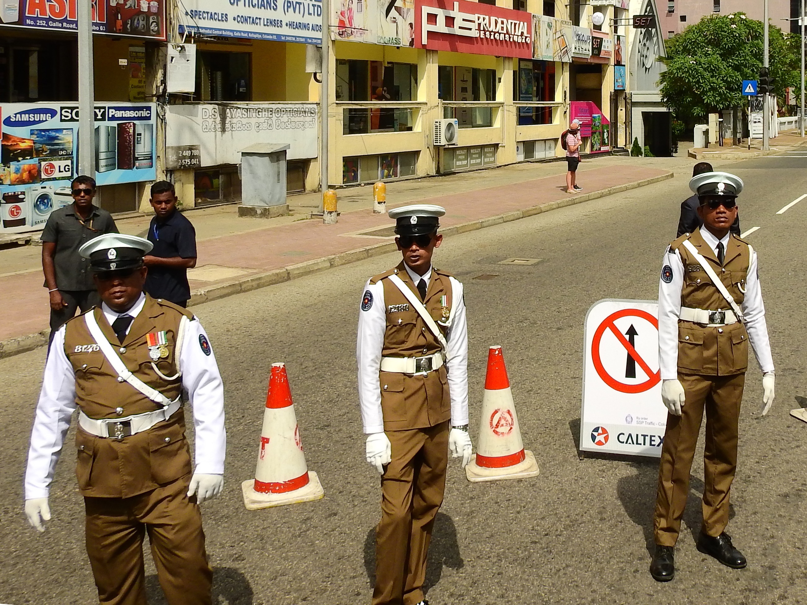 Assorted Traffic Police Polyester Uniform Fabric