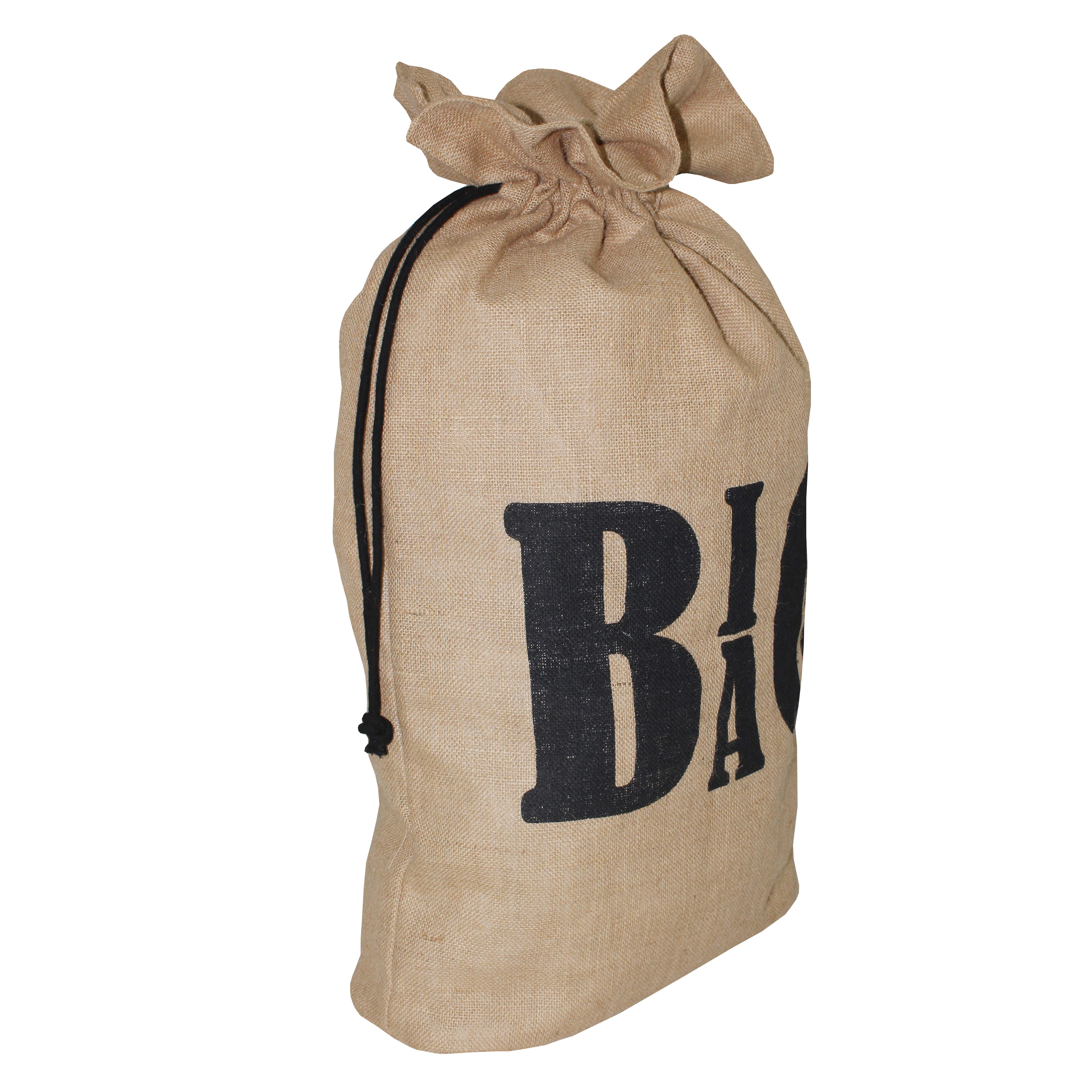 Available In All Color Jute Drawstring Bag