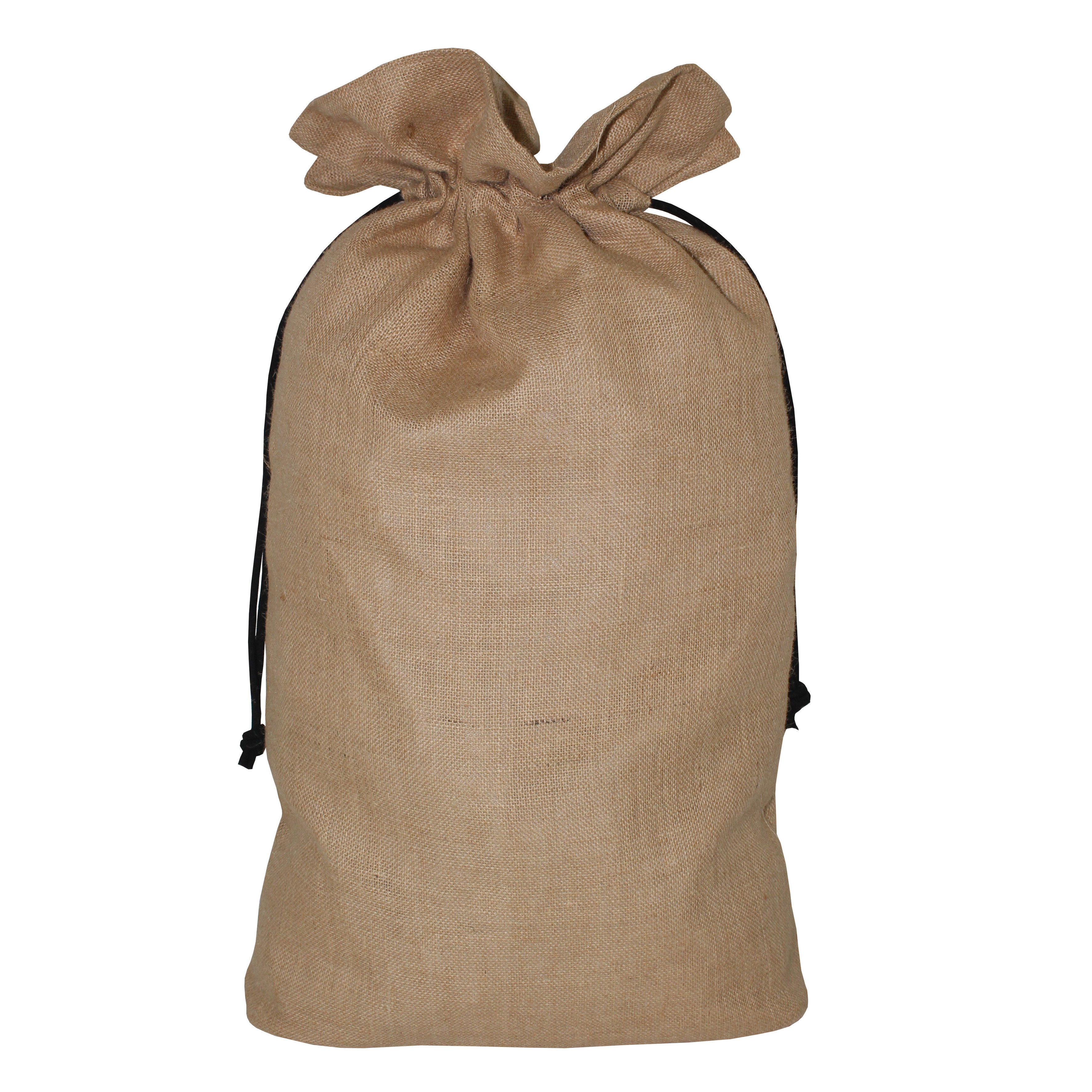 Available In All Color Jute Drawstring Bag