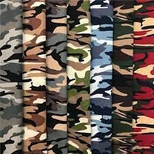 Assorted Army Camouflage Printed Twill Polyester Uniform Fabric