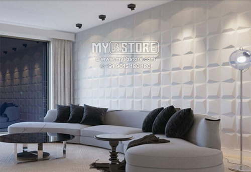 3Dwp1050 3D Wall Panels Size: 8 X 4 Ft