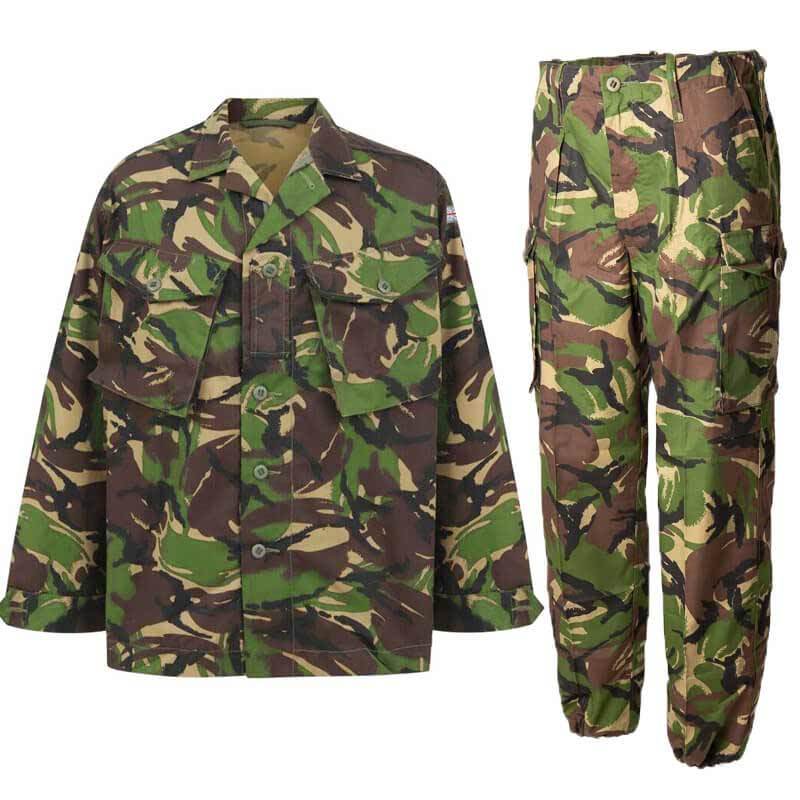 Assorted Dpm Camouflage Military Uniform Fabric Polyester