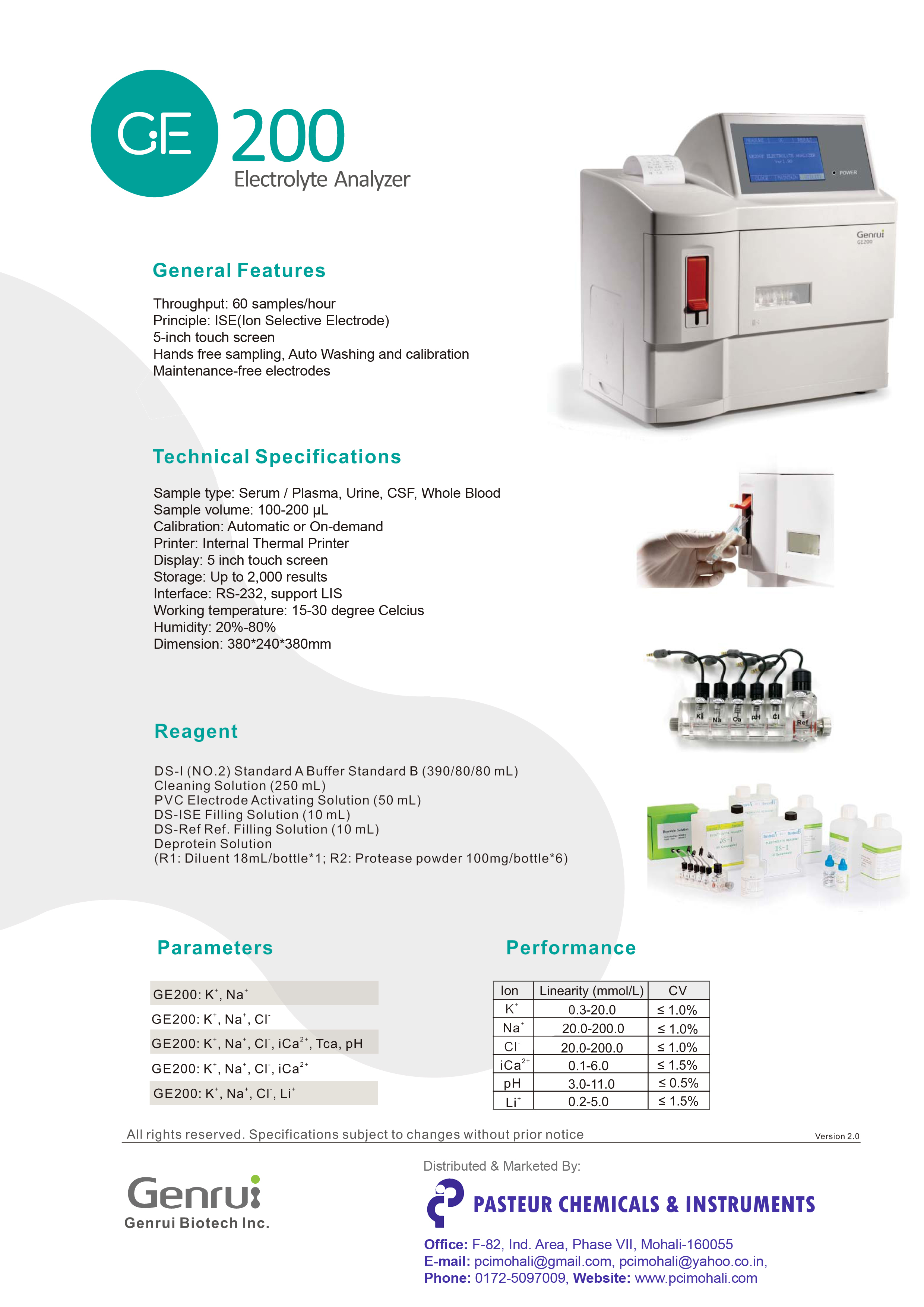 Electrolyte Analyzer