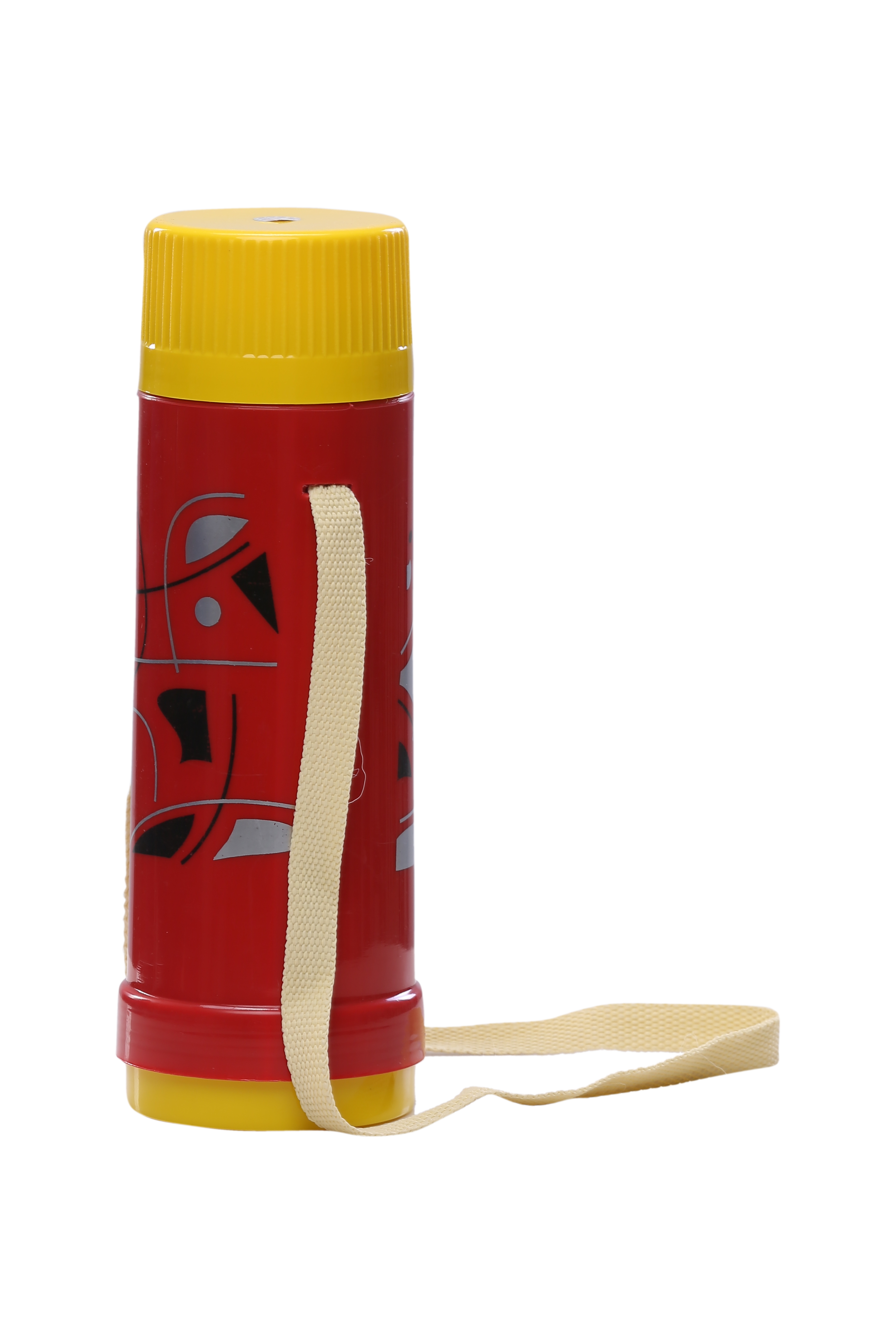 Thermoware Plastic Lotus Thermos Flask - Plastic Material, 600ml & 1000ml Sizes | Pink, Blue, Red, Orange, Yellow, Leak-proof & Spill Proof