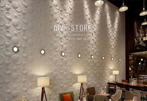 3D Wall Panels - PVC Material, 8' x 4' Size, 6mm Thickness | Lightweight, Easy to Install, Multiple Design Options for Residential or Commercial Use