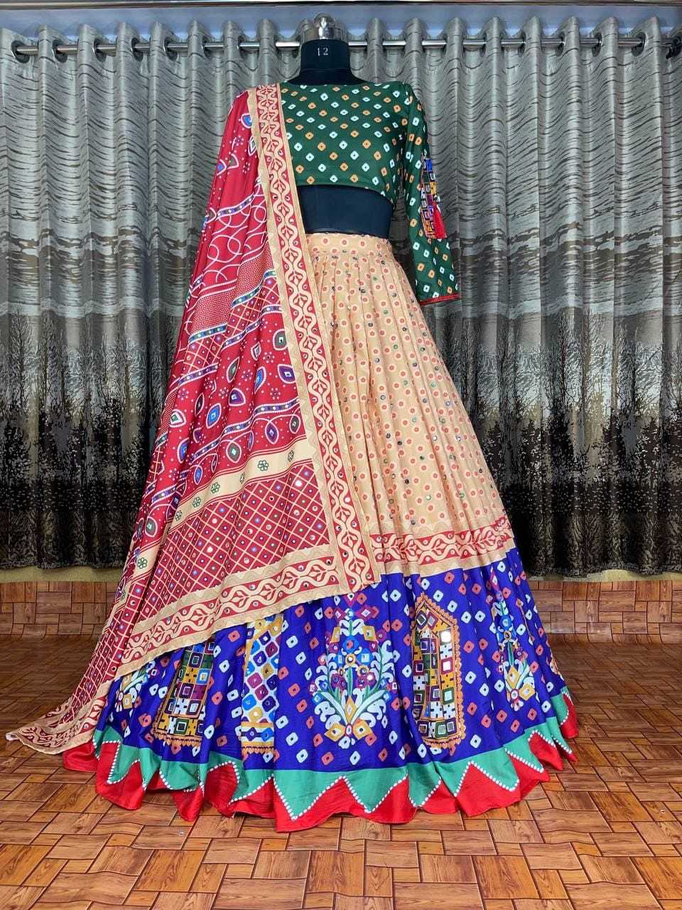 Navratri Chaniya Choli Decoration Material: Ribbons
