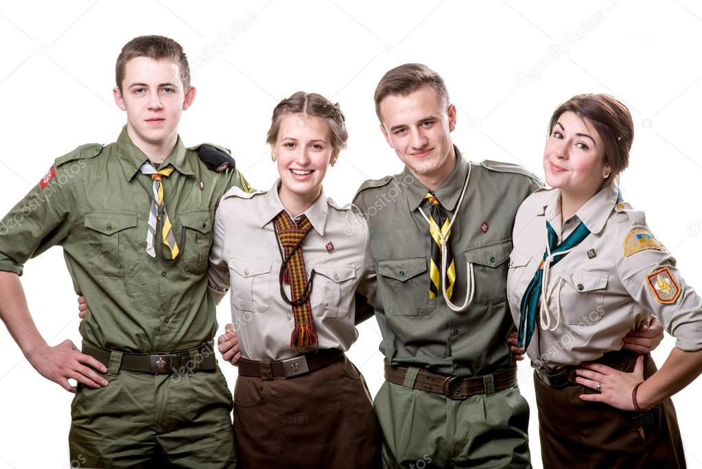 Assorted Polyester Scout Uniform Fabric