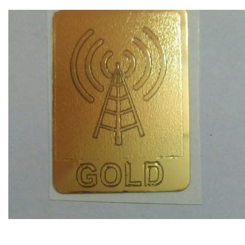 GOLd ANTI RADIATION CHIP