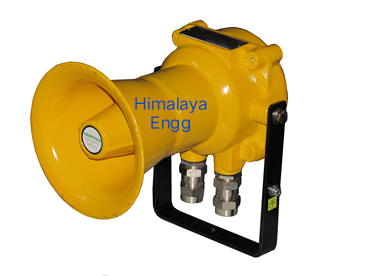 Flameproof Hooter - Cast Aluminum Alloy Lm6 Red Ip65 Protection 230v Rating | High Safety Standards Prevents Short Circuits Enhanced Durability