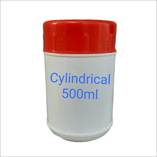 500 ML Cylindrical Plastic Bottle - HDPE Material, Round and Square Shaping Modes | Available in Any Color, Durable and Versatile Design