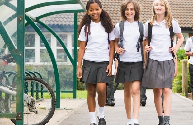 Assorted Girls School Skirt Uniform Fabric Polyester